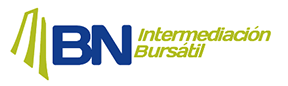 Logotipo de BN Intermediación Bursátil con texto en azul y verde junto al ícono institucional del Banco Nacional de Costa Rica. Logotipo de BN Intermediación Bursátil con texto en azul y verde junto al ícono institucional del Banco Nacional de Costa Rica.